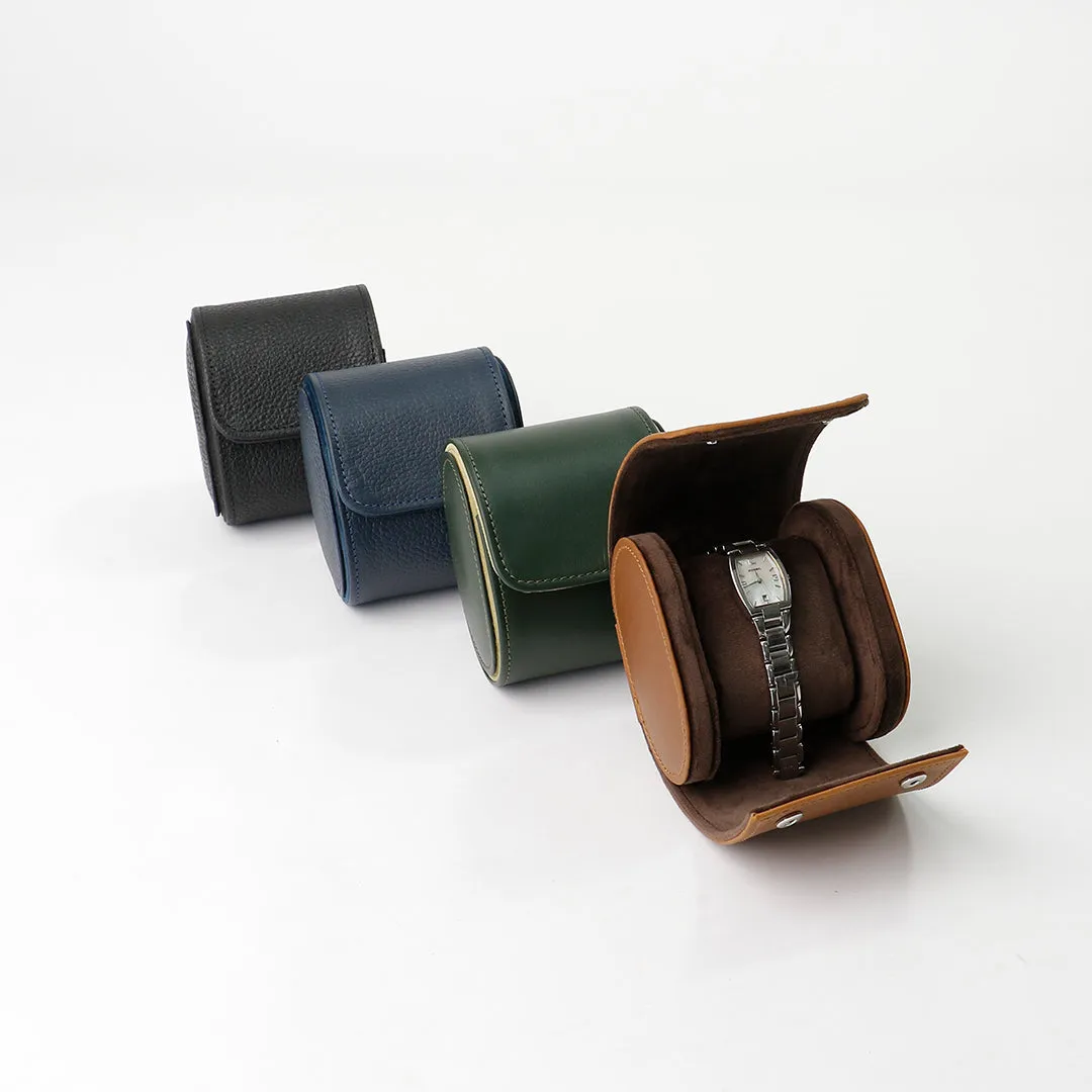 1 Slot Watch Case - Pebble Black