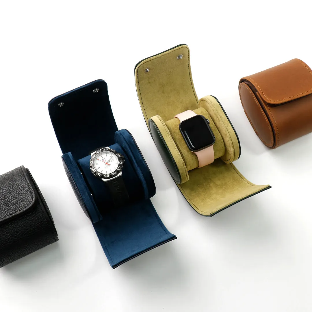 1 Slot Watch Case - Pebble Black