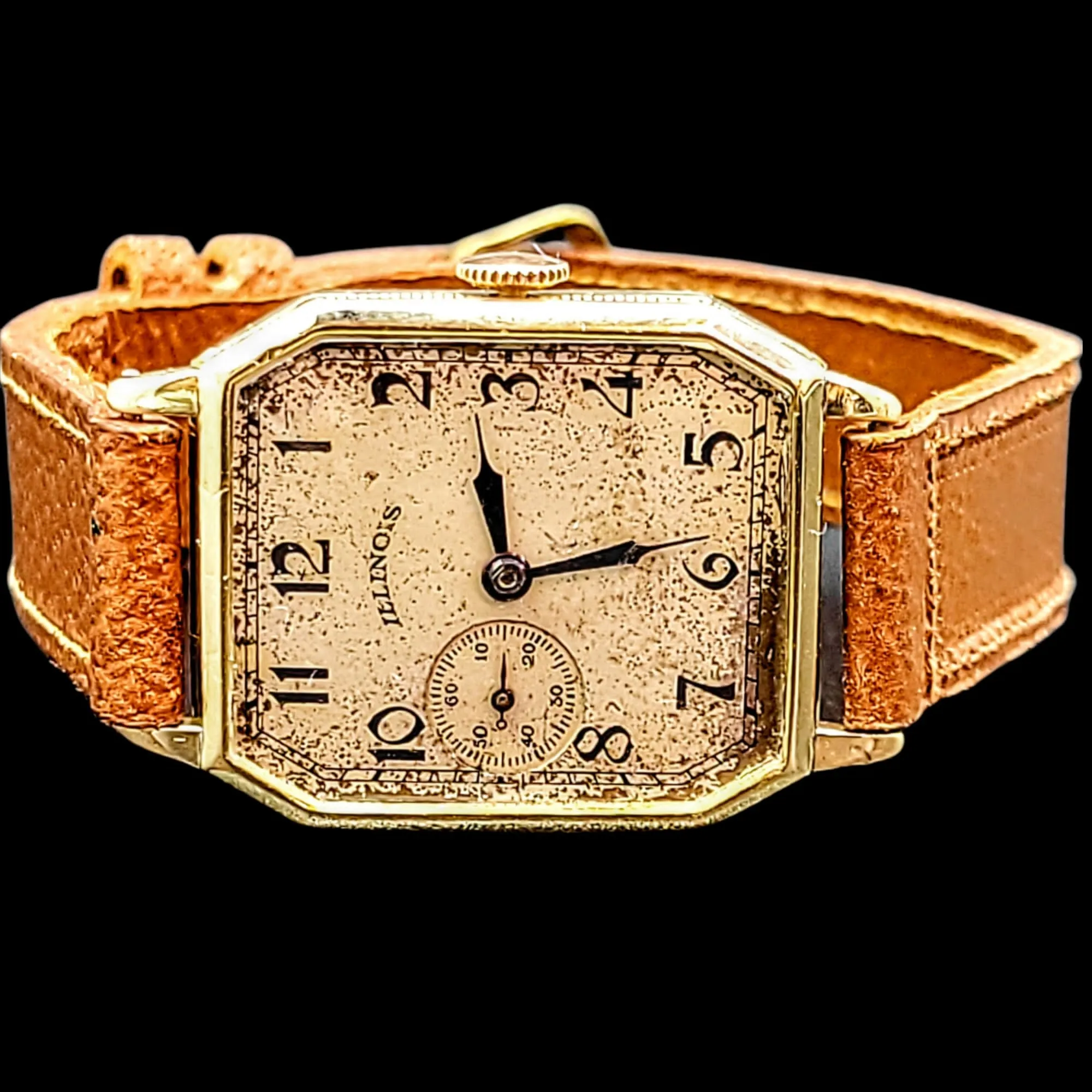 1929 ILLINOIS Canby Watch "Rectangle Plane" Grade 905