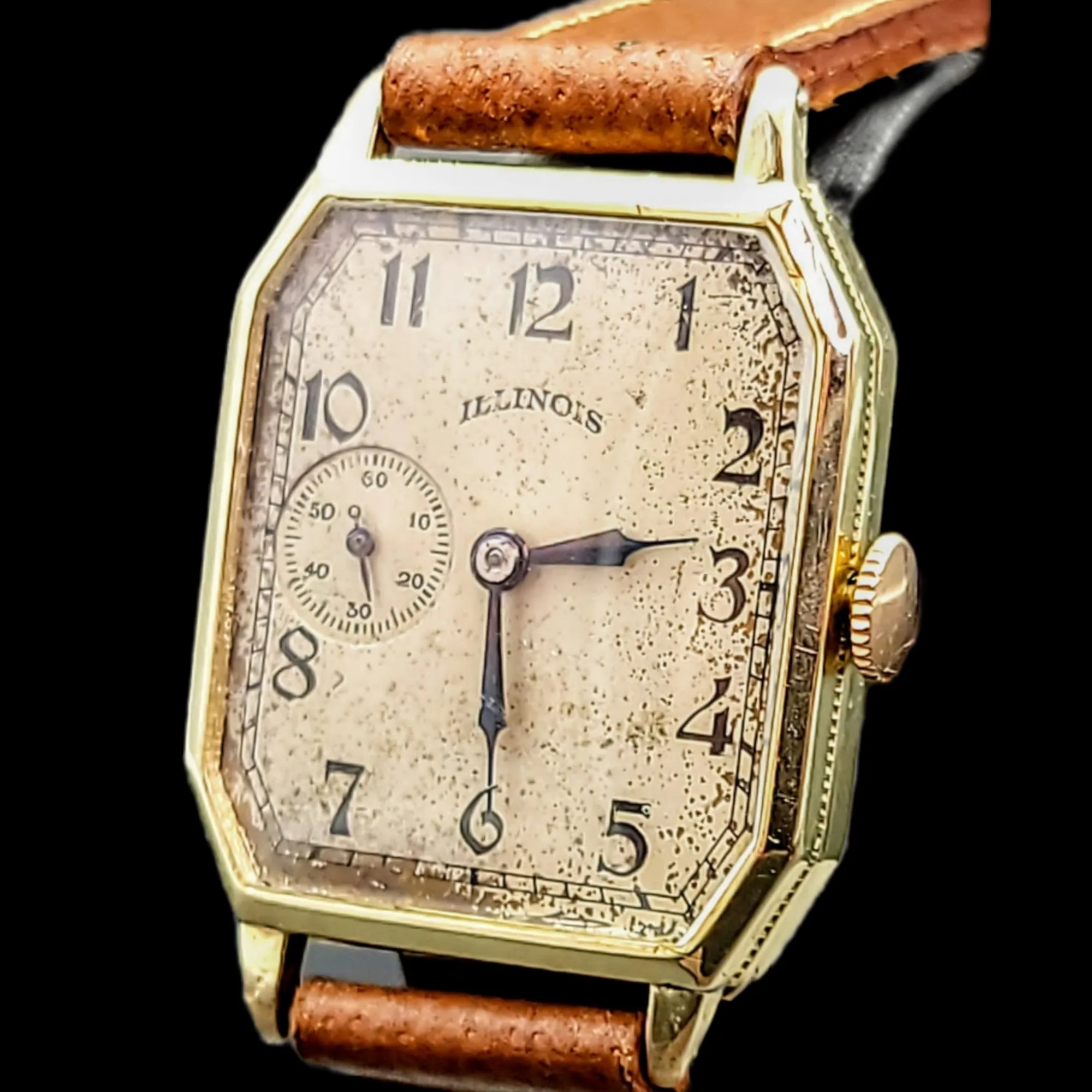 1929 ILLINOIS Canby Watch "Rectangle Plane" Grade 905