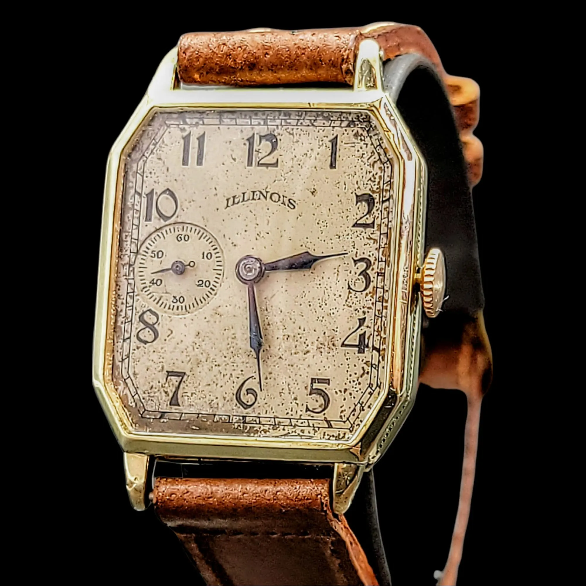 1929 ILLINOIS Canby Watch "Rectangle Plane" Grade 905