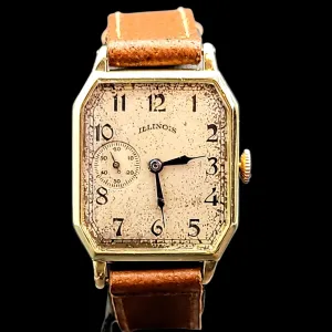 1929 ILLINOIS Canby Watch "Rectangle Plane" Grade 905