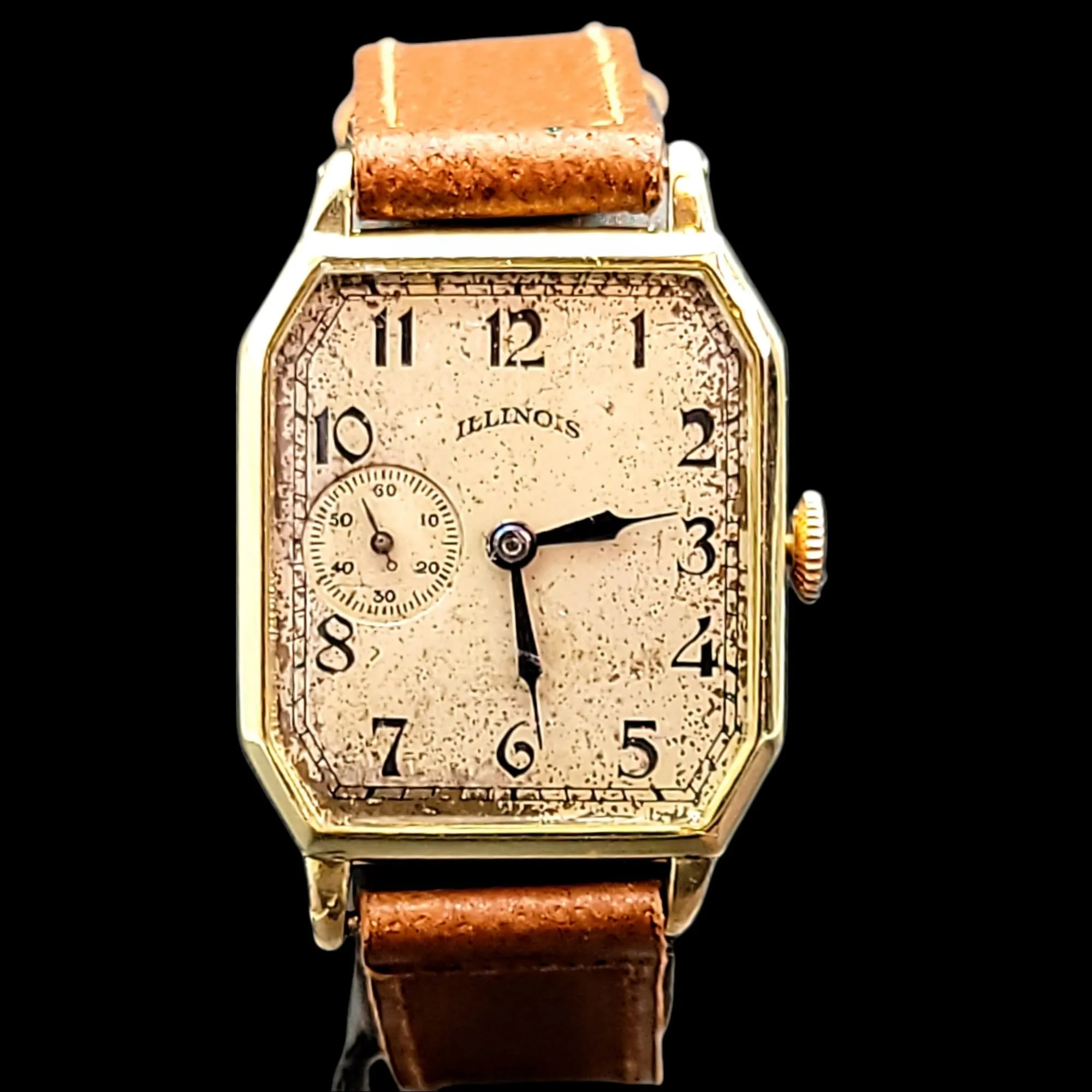 1929 ILLINOIS Canby Watch "Rectangle Plane" Grade 905