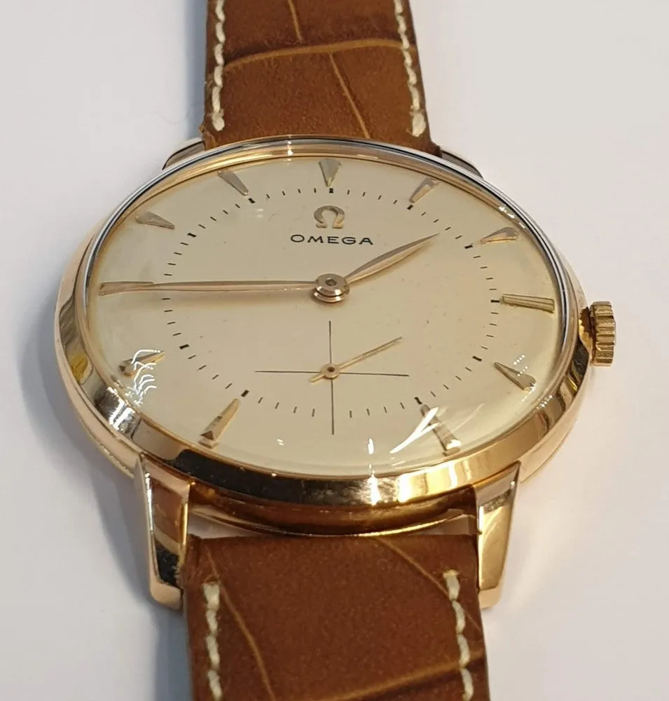 1954 Jumbo Omega with Sub Seconds Model 2687 in 18ct Pink Gold Case