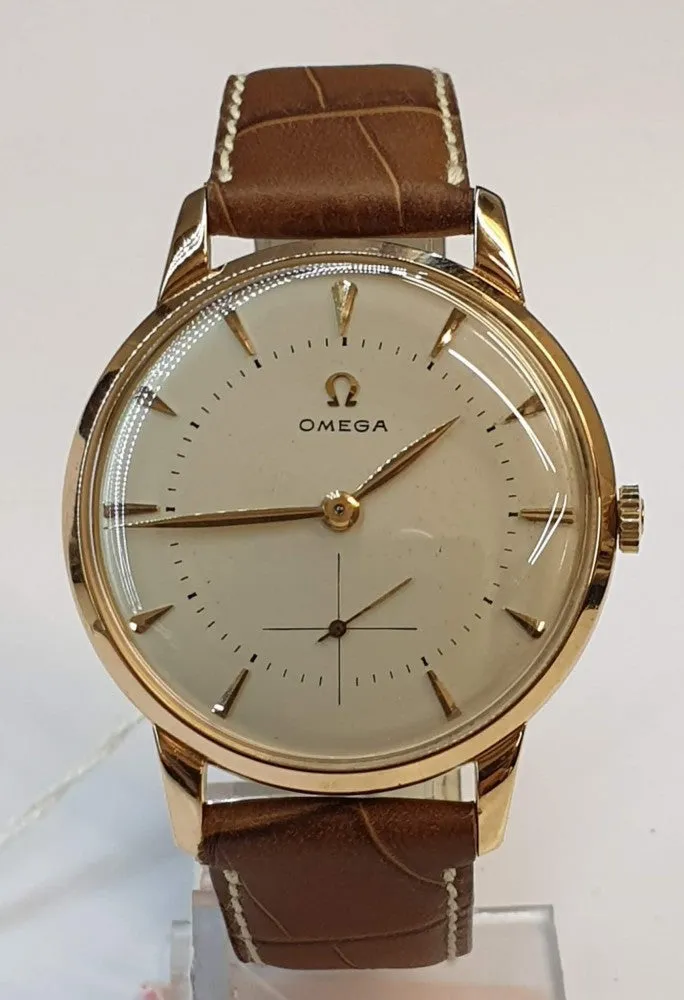 1954 Jumbo Omega with Sub Seconds Model 2687 in 18ct Pink Gold Case
