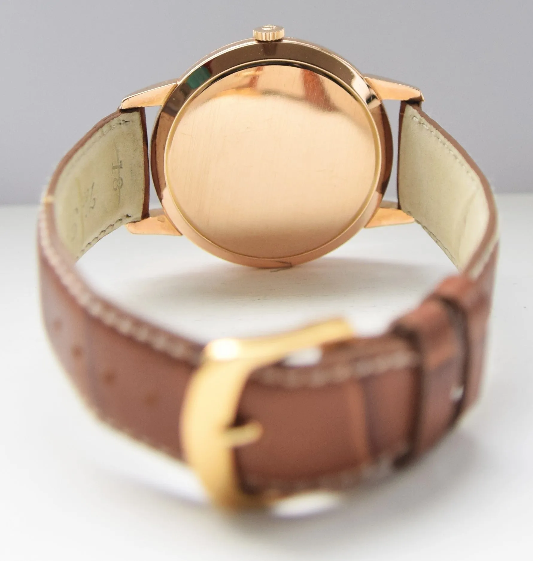 1954 Jumbo Omega with Sub Seconds Model 2687 in 18ct Pink Gold Case