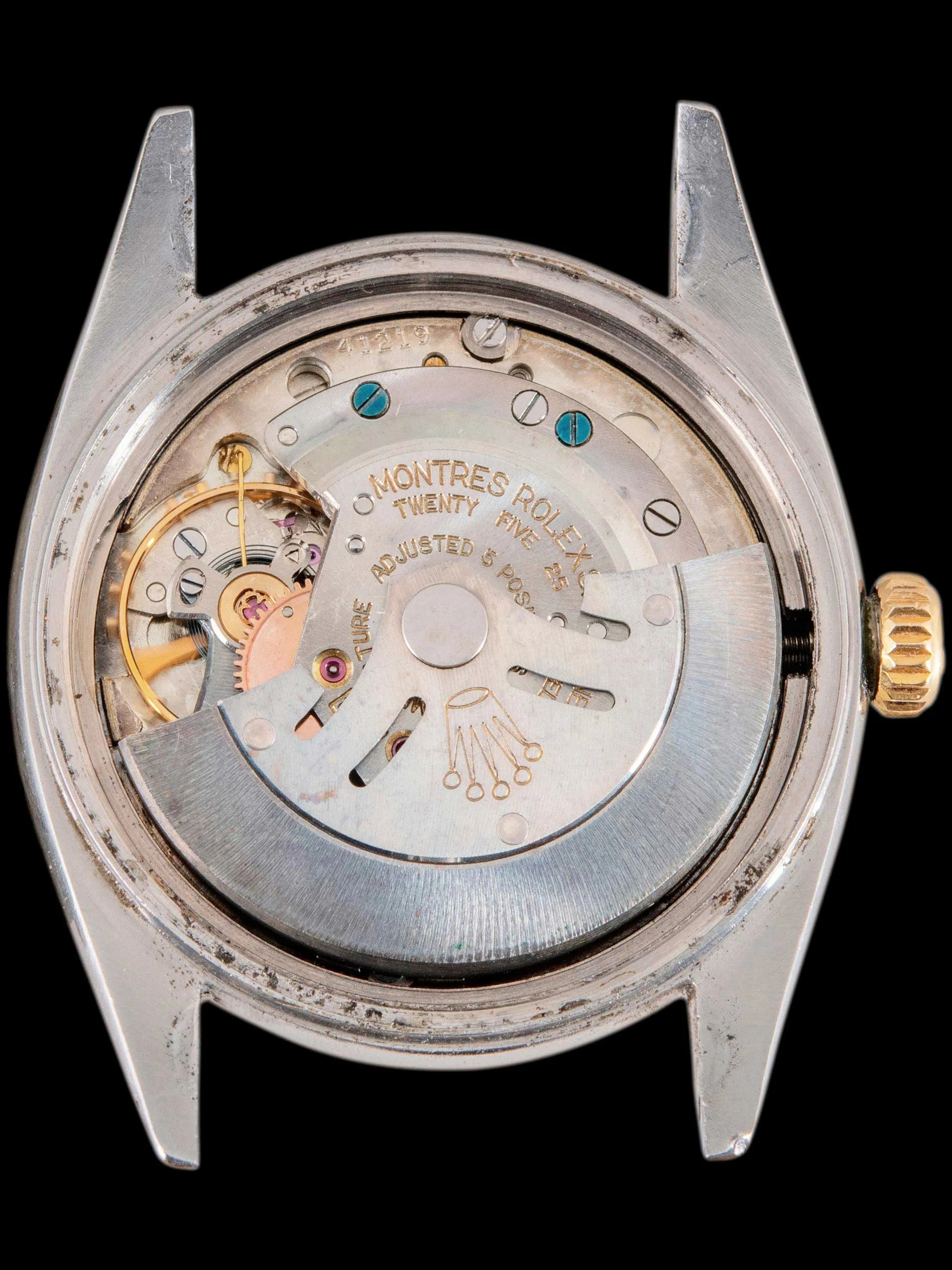 1960 Rolex Two-Tone Datejust (Ref. 1601) Silver "SWISS Only" Dial