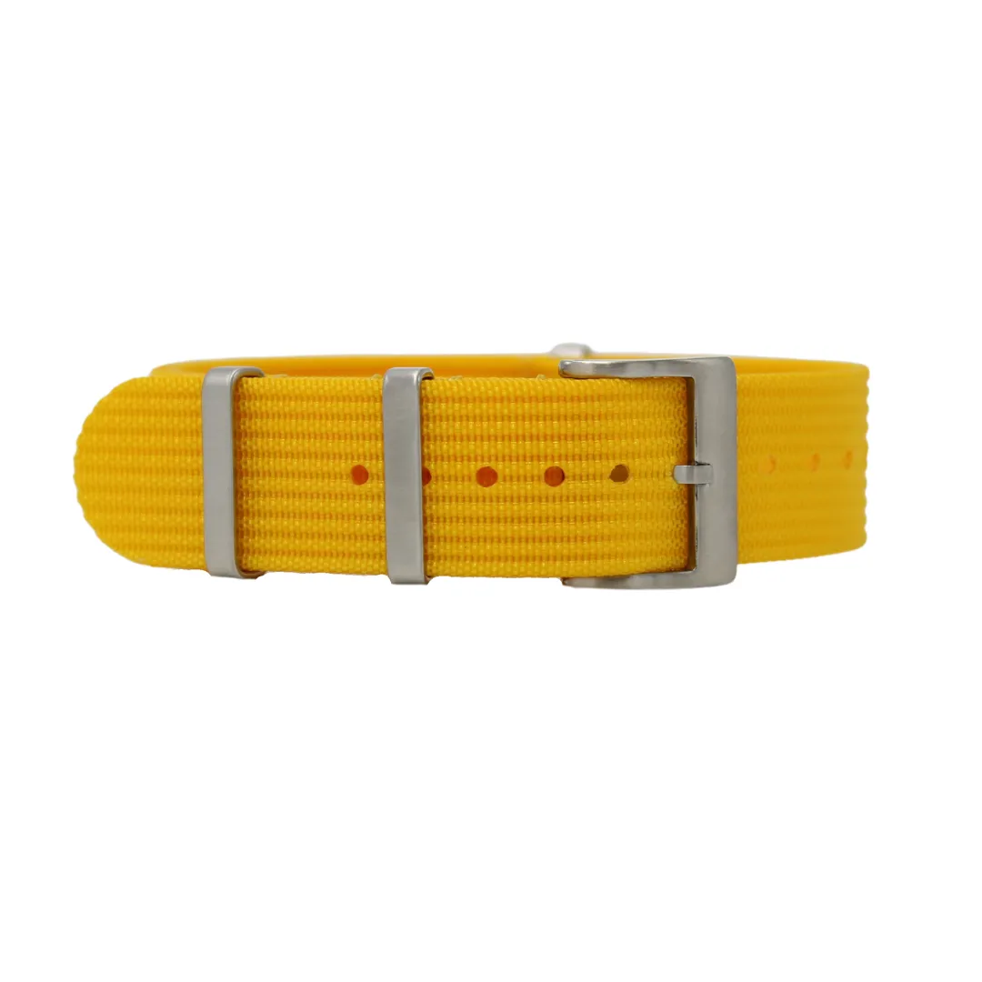 22mm Nato Strap - Lemon Yellow