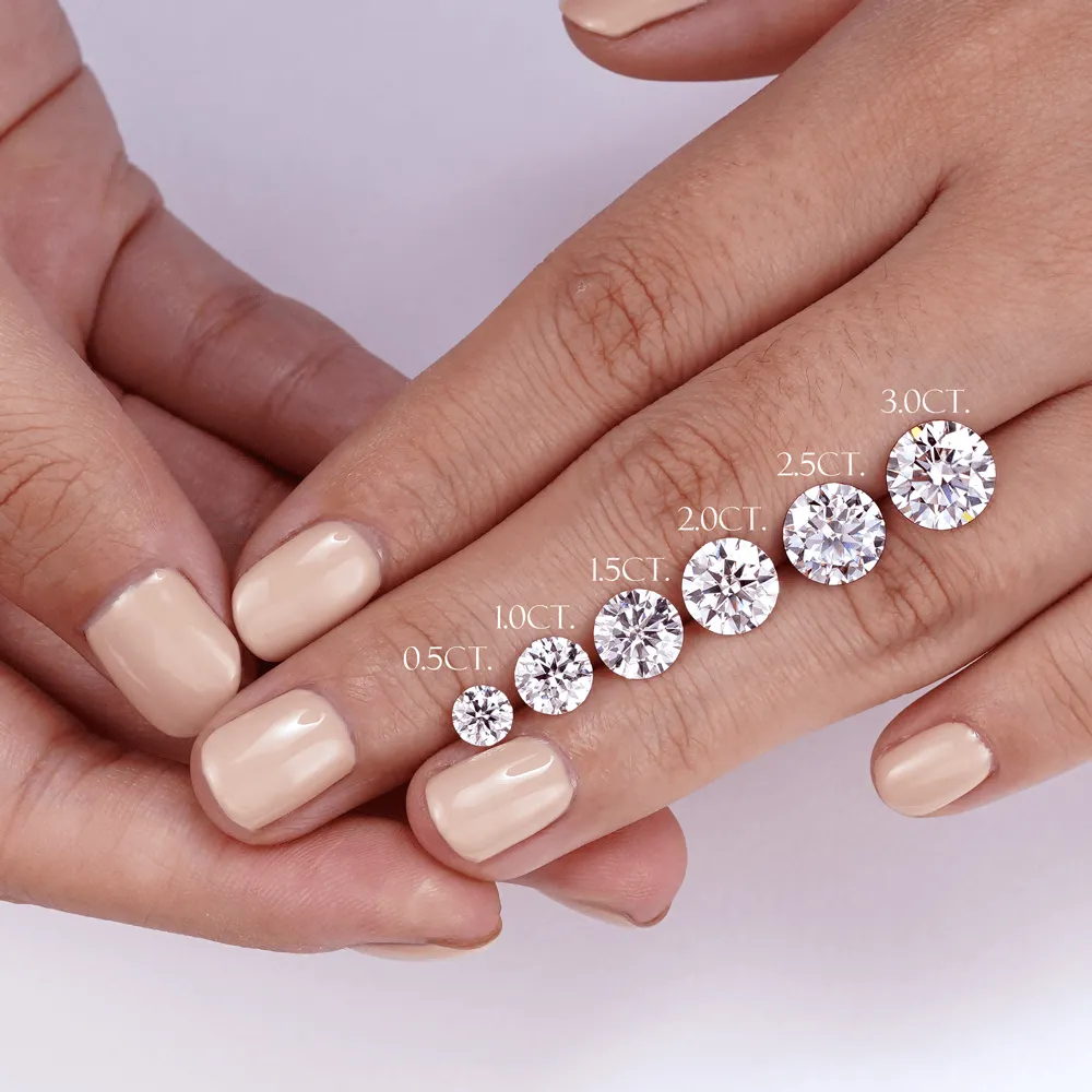 3 CT. Unique Round Cut Engagement Ring With Marquise Accents