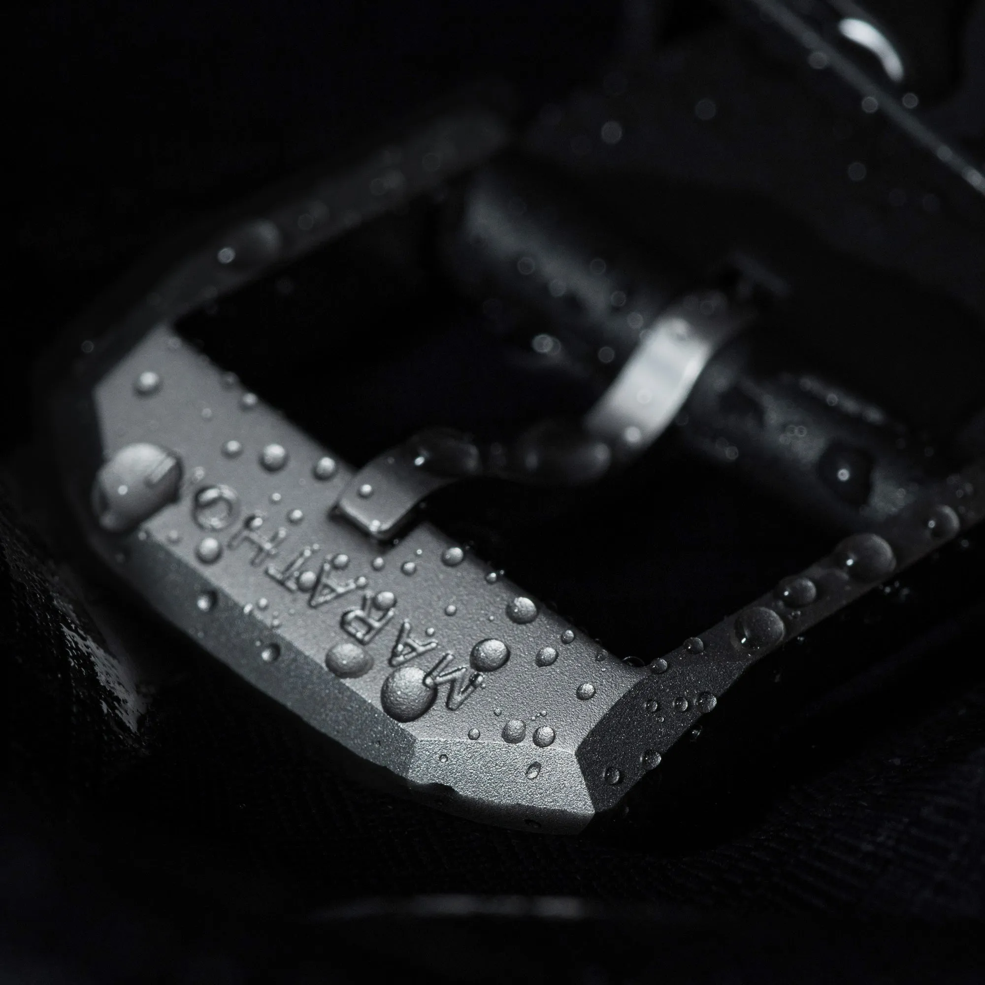 41mm Steel Navigator (SSNAV) on Black 3-Piece Rubber Strap Kit