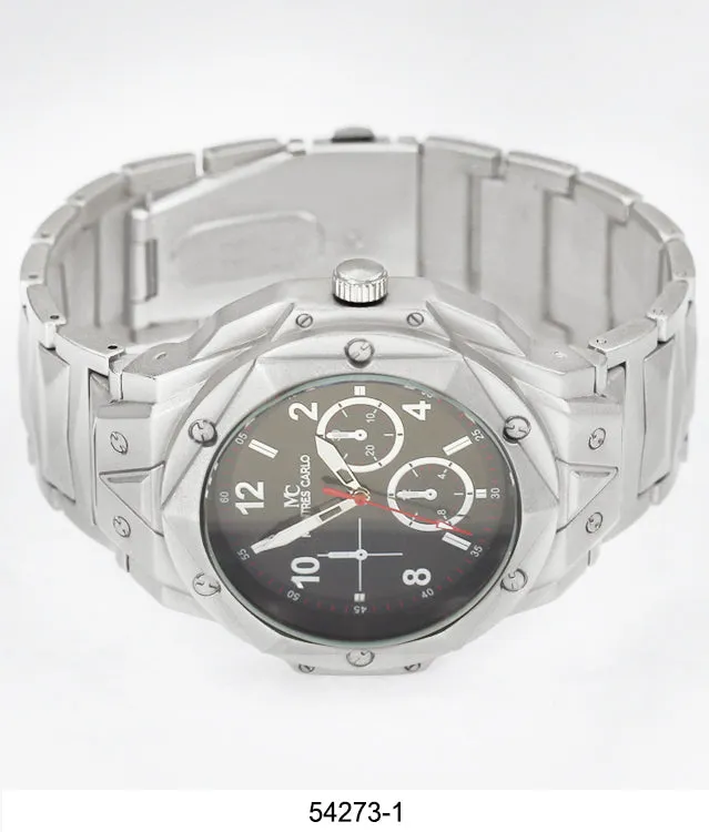 5427-Montres Carlo Metal Band Watch