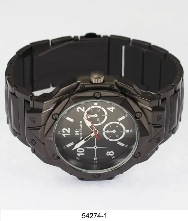 5427-Montres Carlo Metal Band Watch