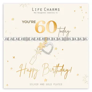 60th - Happy Birthday Bracelet