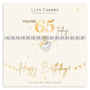 65th Happy Birthday Bracelet