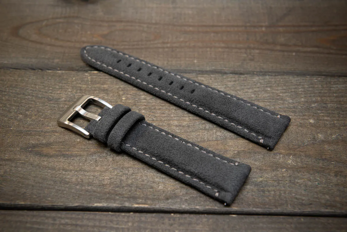 Alcantara Watch Strap, Premium Alcantara Watch Band 20 mm , 22 mm.