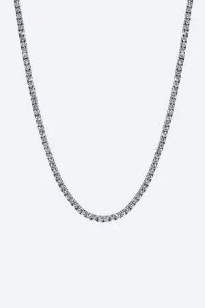 ALEX MOSS | 5PT TENNIS CHAIN - WHITE