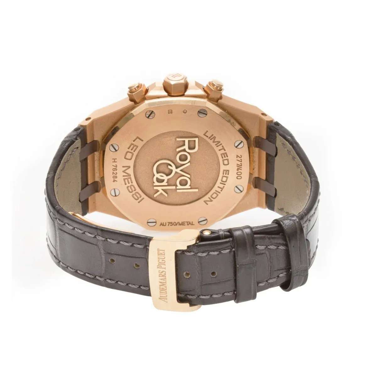 Audemars Piguet Royal Oak Leo Messi Automatic Chronograph Rose Gold Men's Watch