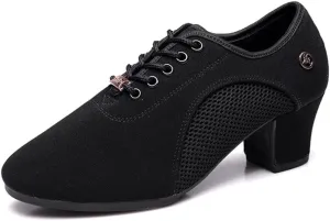 Ballroom Dance Shoes, Women Salsa Latin Dancing Practice Shoes for Beginners Comfortable Modern Dance Shoes