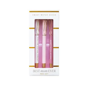 Best Mom Ever Metal Pen Set by Sweet Water Decor