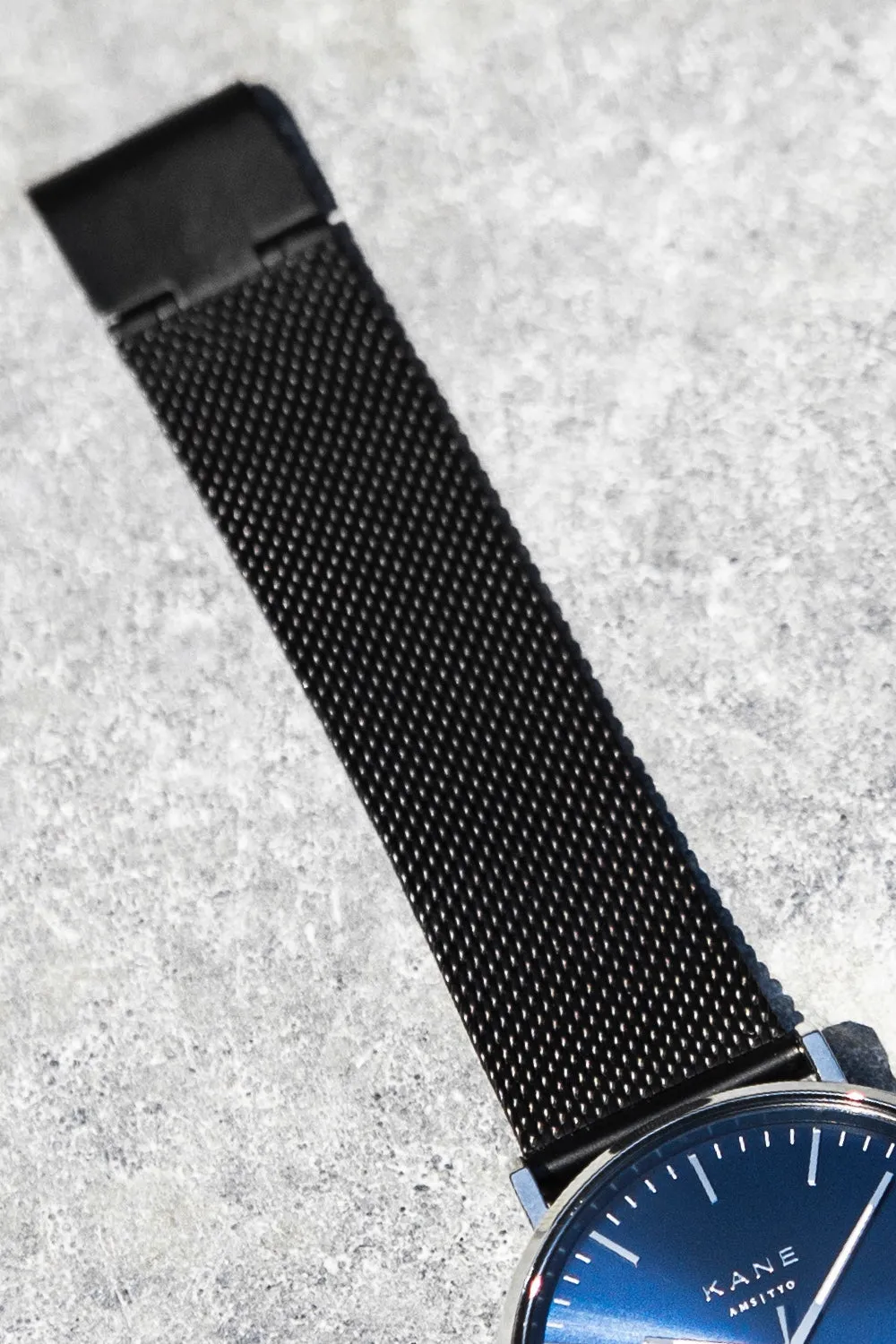 Black Mesh Steel Strap