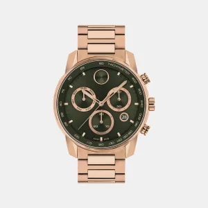 Bold Men's Green Chronograph Stainless Steel Watch 3601082