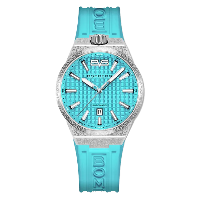 Bomberg Men's Bolt-68 NEO Automatic Teal Lagoon Watch BF43ASS.12-6.12