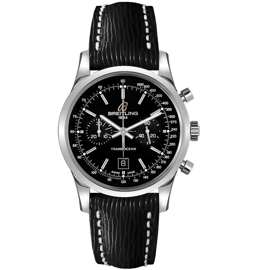 BREITLING Transocean Black Automatic Ladies Watch A4131012/BC06 218X