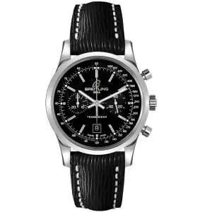 BREITLING Transocean Black Automatic Ladies Watch A4131012/BC06 218X