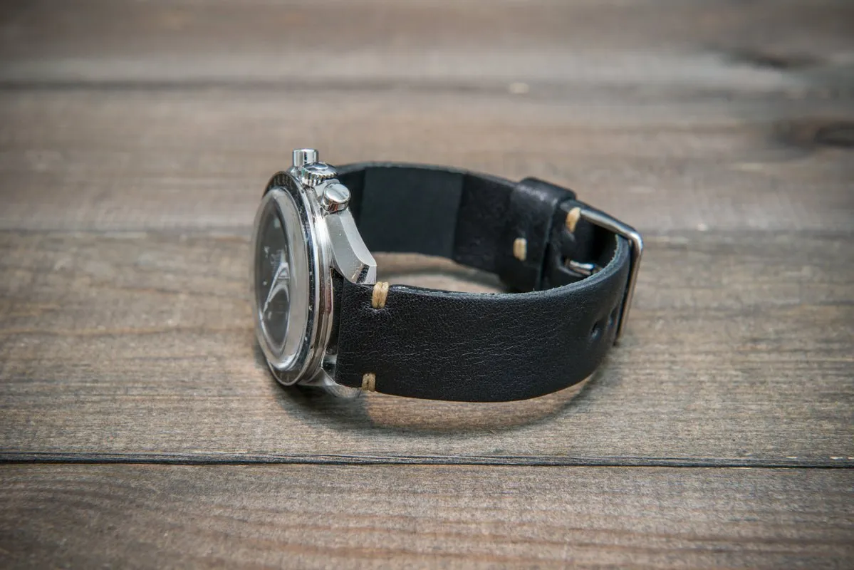 Buttero leather watch strap. Hand-made to order in Finland. 10-26 mm