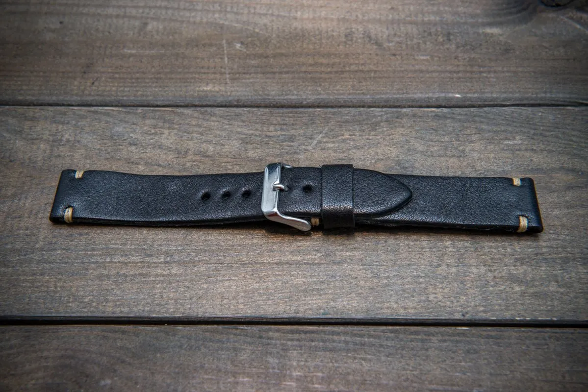Buttero leather watch strap. Hand-made to order in Finland. 10-26 mm