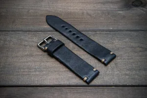 Buttero leather watch strap. Hand-made to order in Finland. 10-26 mm