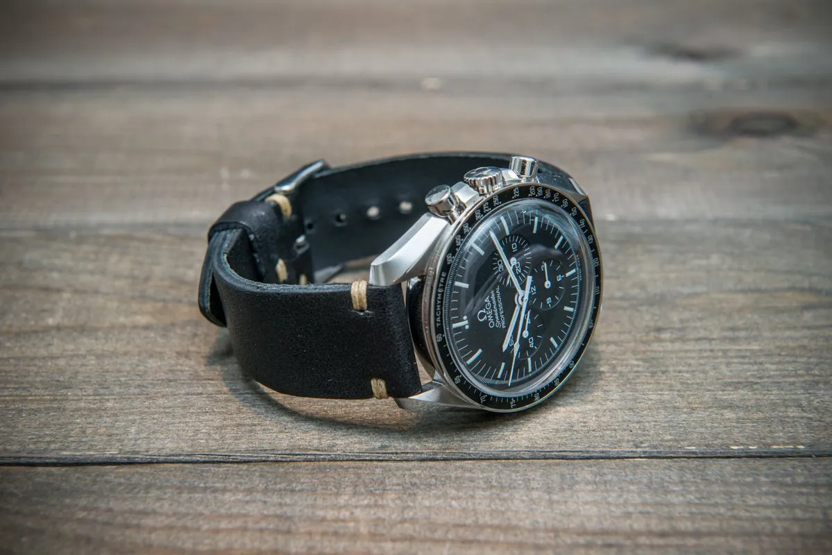 Buttero leather watch strap. Hand-made to order in Finland. 10-26 mm