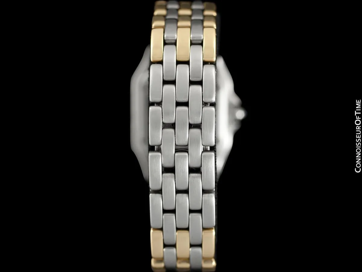 Cartier Panthere Ladies Two-Tone Watch - Stainless Steel, 18K Gold & Diamonds