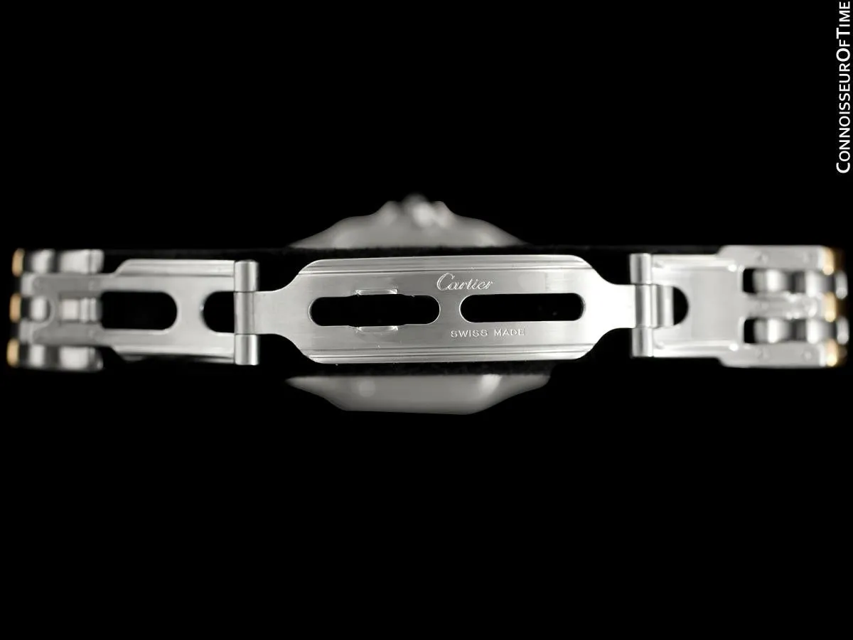 Cartier Panthere Ladies Two-Tone Watch - Stainless Steel, 18K Gold & Diamonds