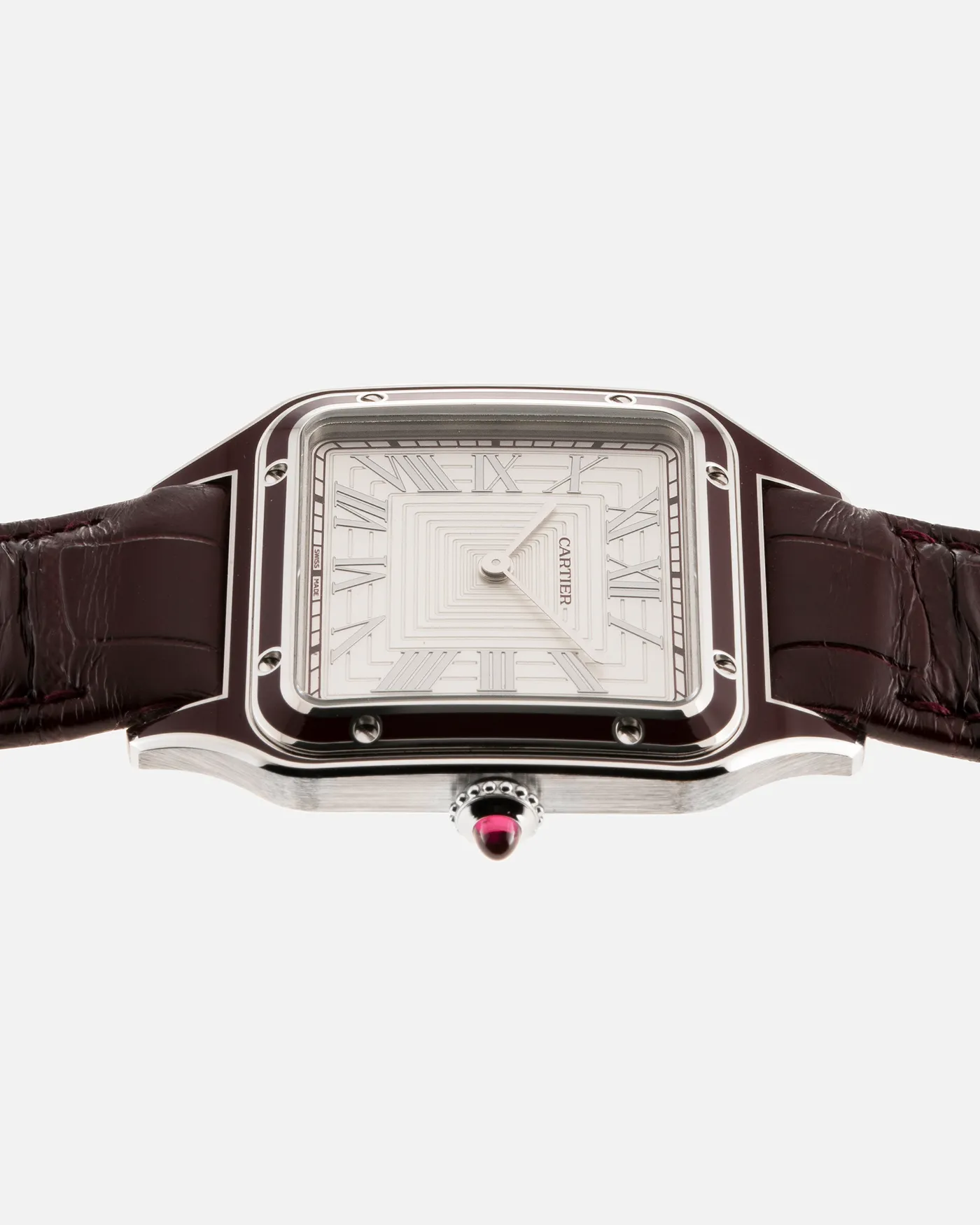 Cartier Santos Dumont Lacquered Platinum