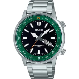 Casio MTD-130D-1A3 Men's Stainless Steel Watch