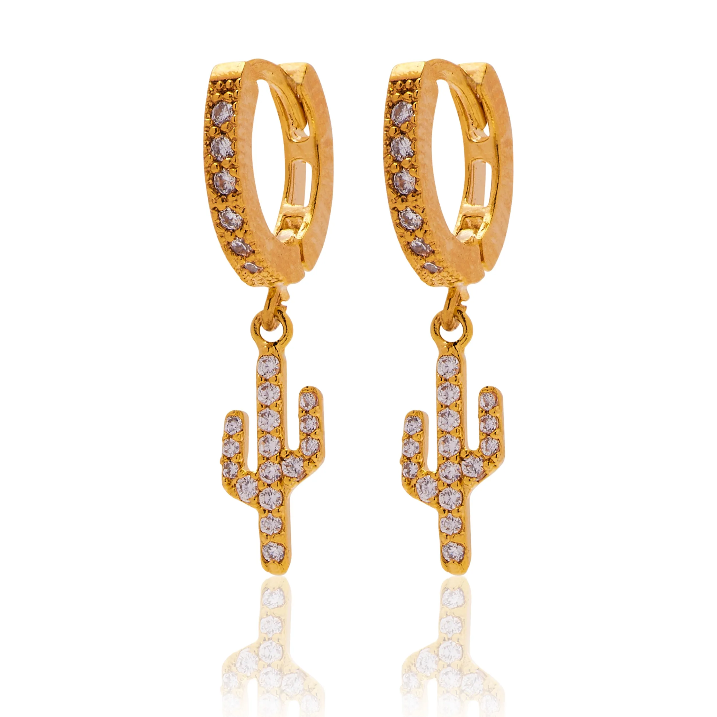 Charmed CZ Saguaro Huggies