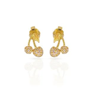 Cherry CZ Stud