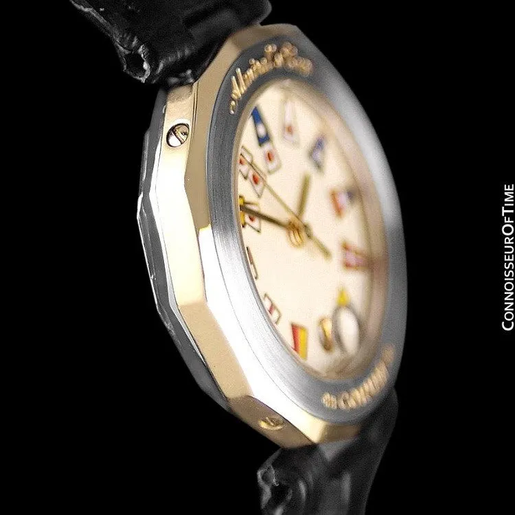 Corum Admiral's Cup Ladies Nautical Watch - Solid 18K Gold & Stainless Steel