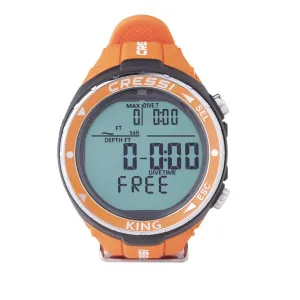 Cressi King Freediving Computer - Orange