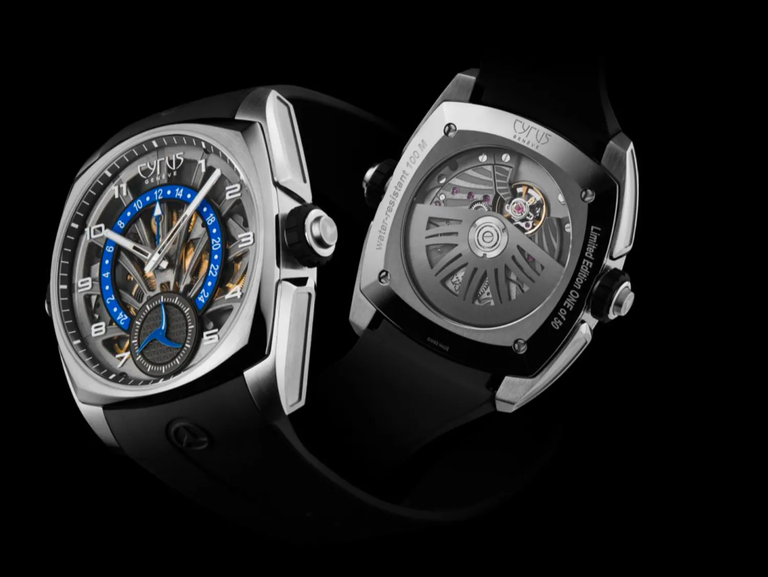 CYR Watch Klepcys GMT Retrograde Titanium Limited Edition
