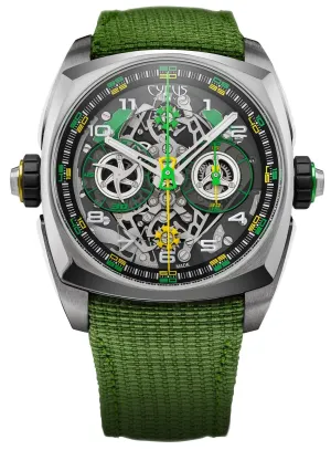 Cyrus Watch Klepcys DICE Lime Titanium Limited Edition