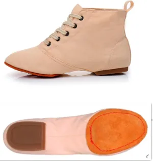 Dance shoes for women with soft soles, true love for leather, professional Chinese dance teacher shoes, classical ballet with heels, jazz shoes