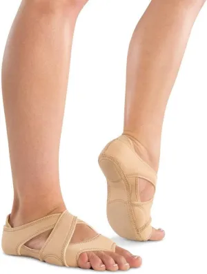 Danshuz Women's Neoprene Cross Wrap Tan Footundeez L