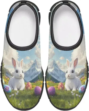 Doojoayie Easter Shoes for Girls Slip On Tennis Shoes Holiday Party Footwear