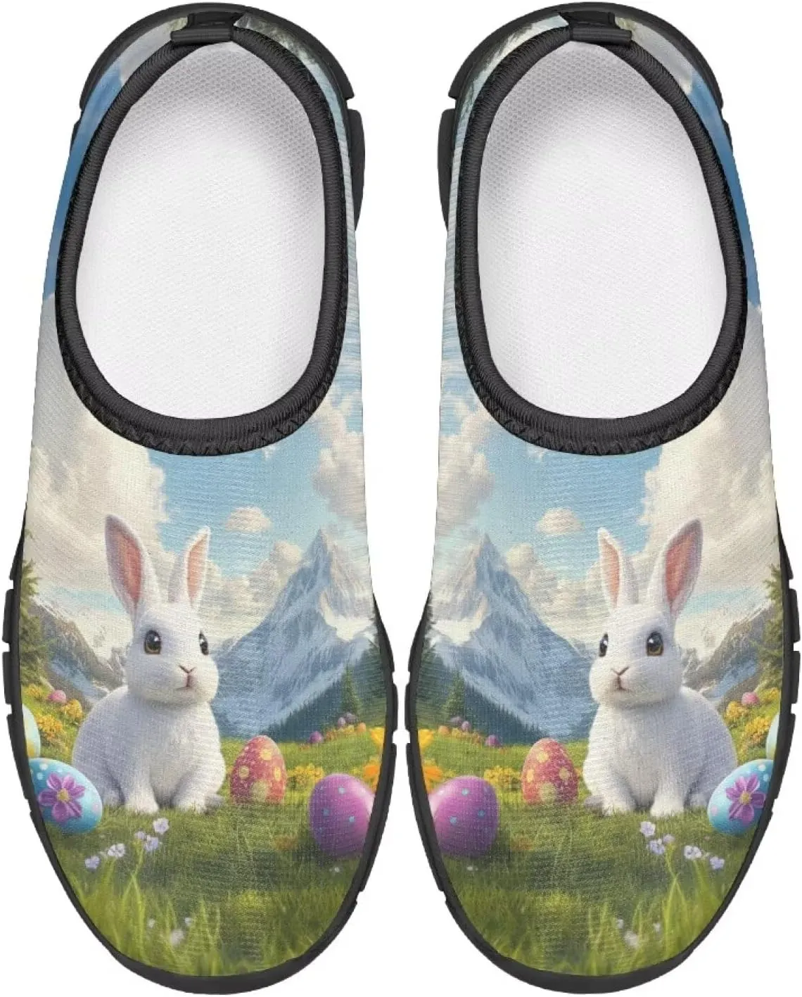 Doojoayie Easter Shoes for Girls Slip On Tennis Shoes Holiday Party Footwear