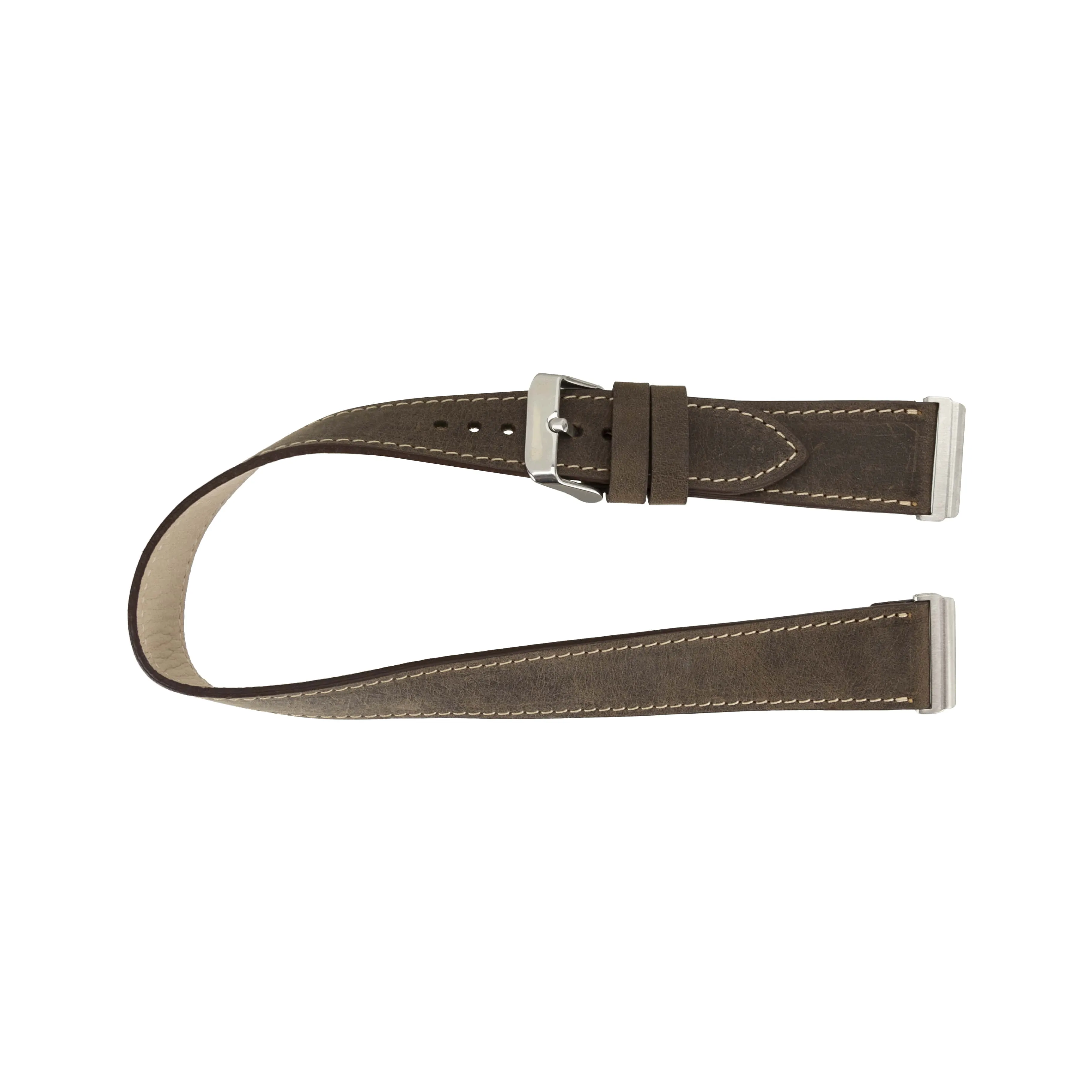 Double Tour Leather Band  for Fitbit Watches
