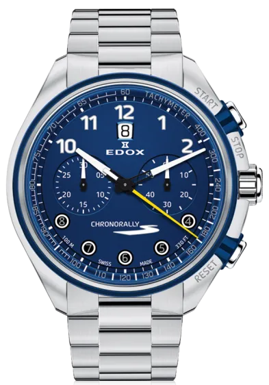Edox Chronorally-S Chronograph Automatic 08005 3BUM BUBG