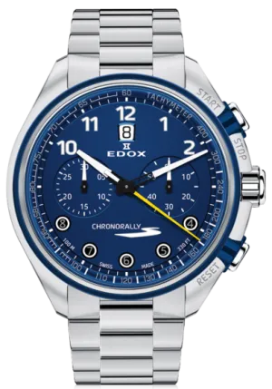 Edox Chronorally-S Chronograph Automatic 08005 3BUM BUBG