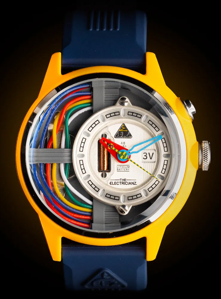 ELEC Watch Nylon Cable Z 45mm Blue Rubber